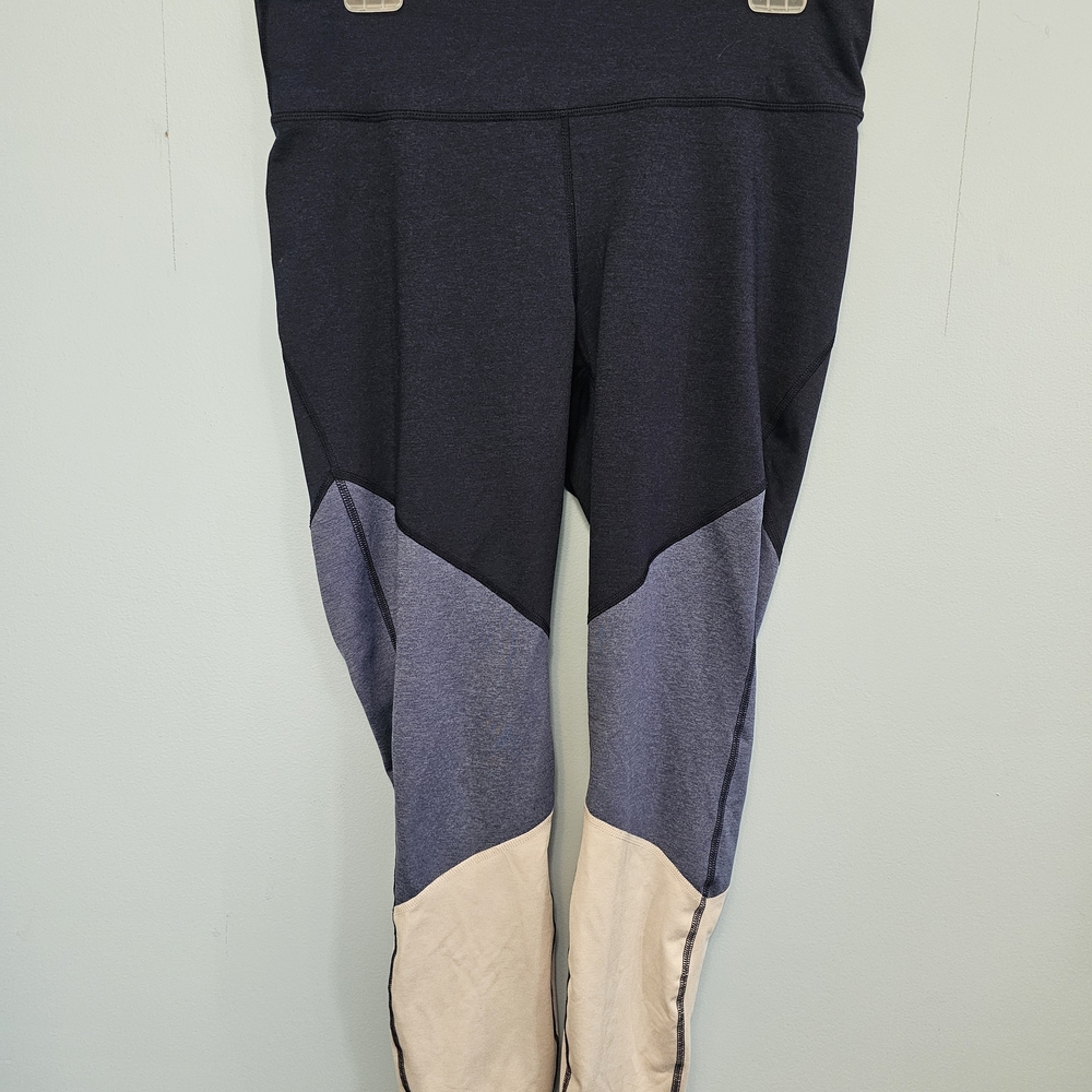 Old Navy Tri-Tone Leggings - Black, Gray, Tan